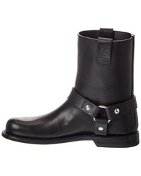 Loewe Campo Leather Biker Boot
