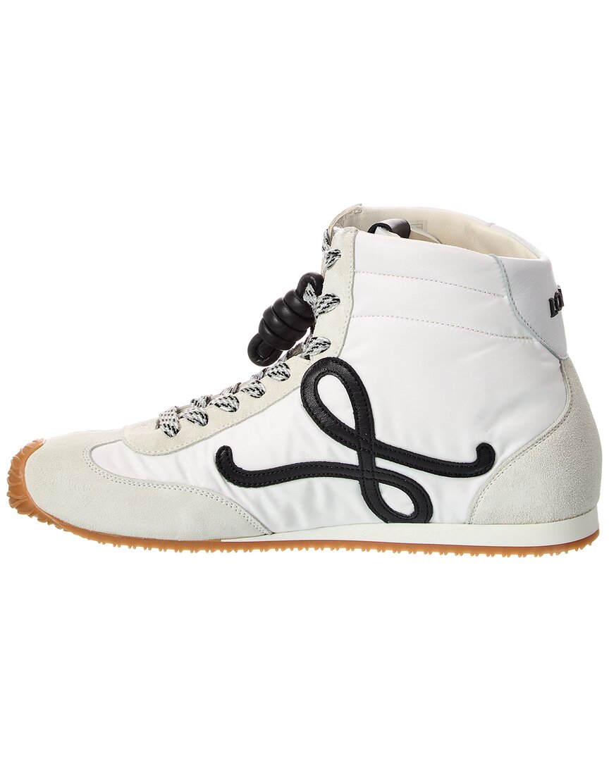 Loewe Ballet Runner 2.0 Nylon & Leather High-Top Sneaker