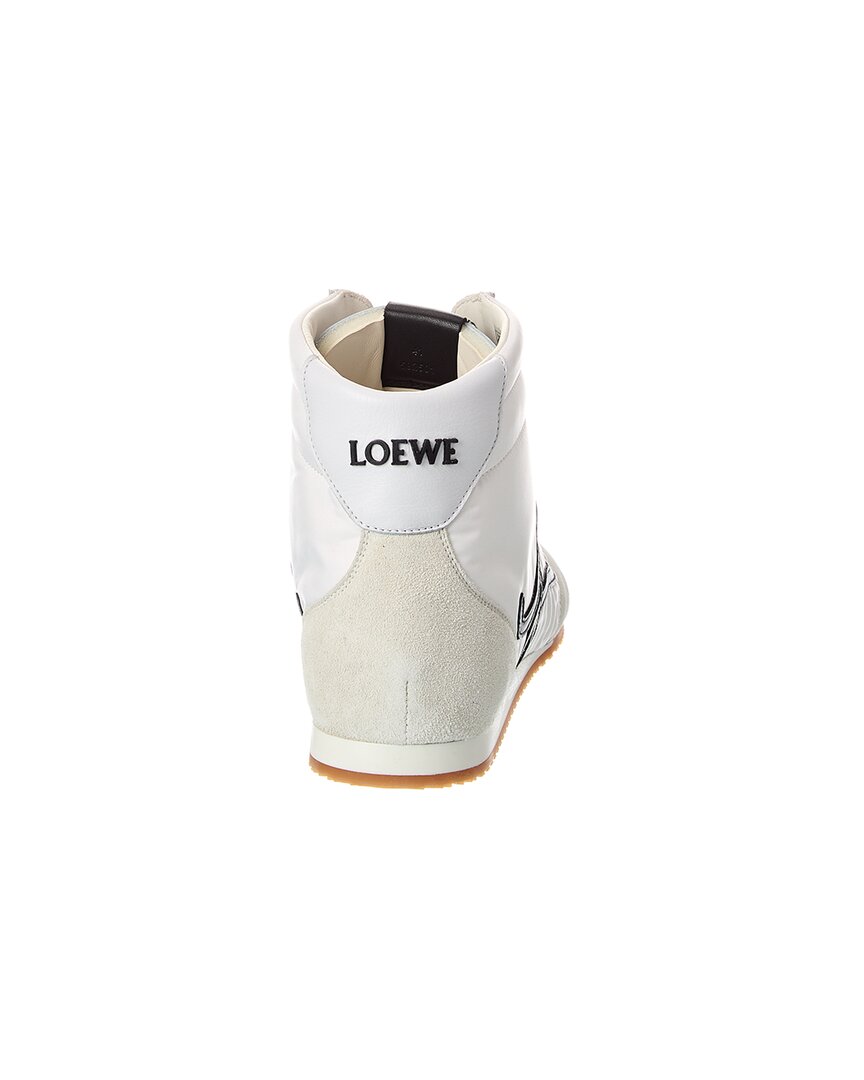 Loewe Ballet Runner 2.0 Nylon & Leather High-Top Sneaker