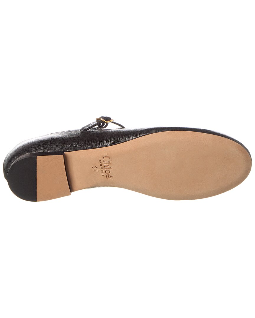 Chloe Marcie Leather Ballerina Flat