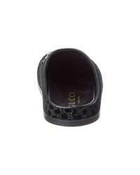 Gucci Horsebit Gg Velvet Mule