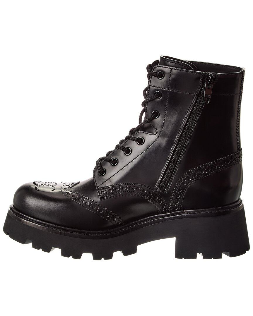 CELINE Celine Triomphe Leather Boot