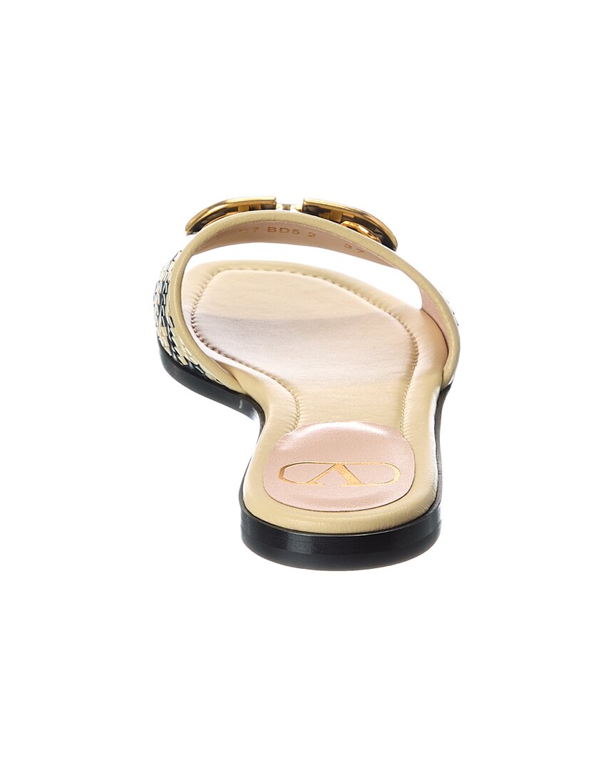 Valentino Vlogo Signature Leather Sandal