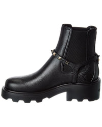 Valentino Rockstud Grainy Leather Boot