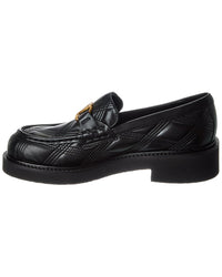 Valentino Vlogo Leather Loafer