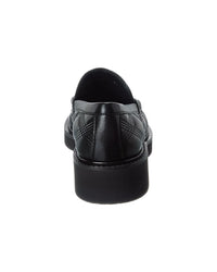 Valentino Vlogo Leather Loafer