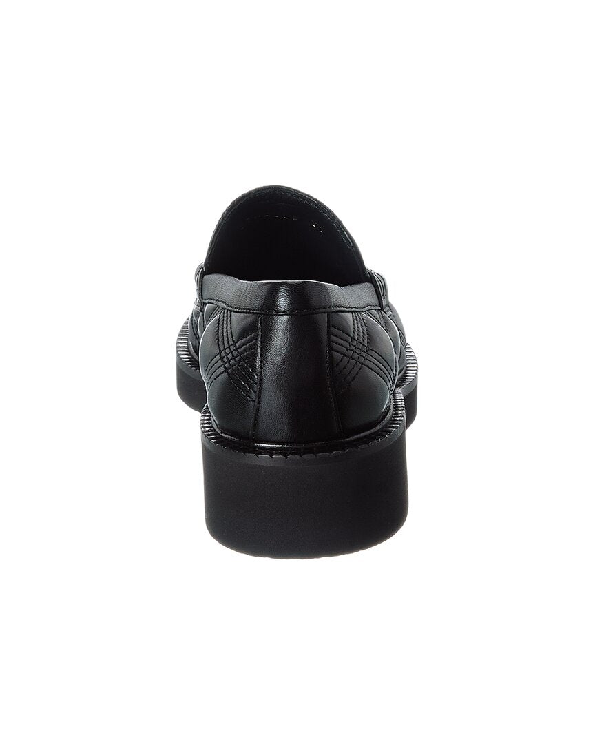 Valentino Vlogo Leather Loafer