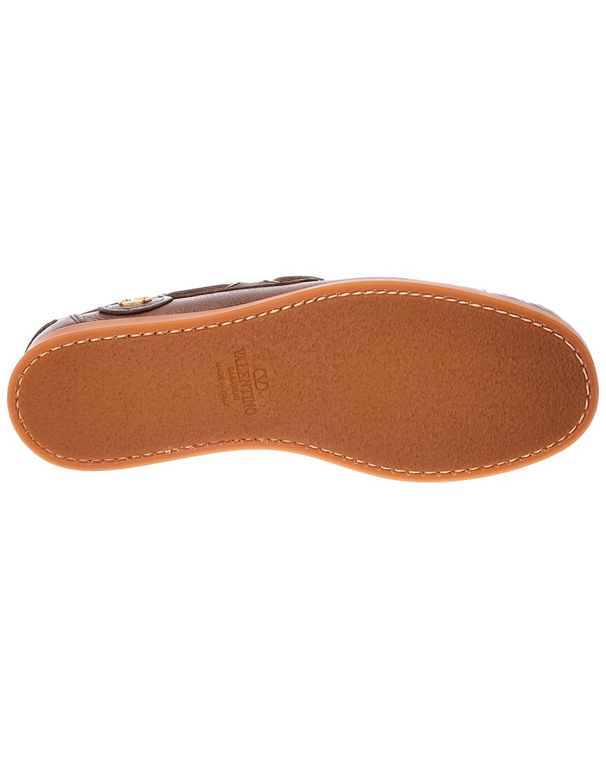 Valentino Vlogo Signature Leather Loafer