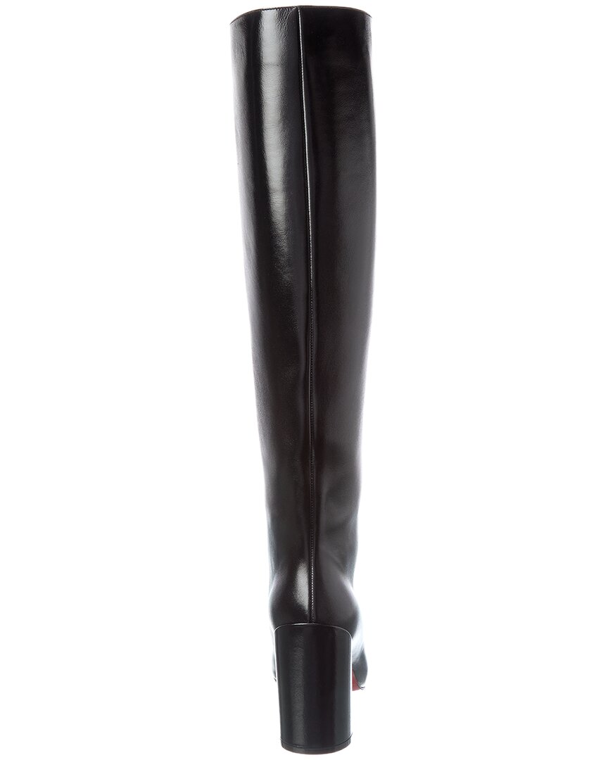 Christian Louboutin Christian Louboutin Janitta 85 Leather Knee-High Boot