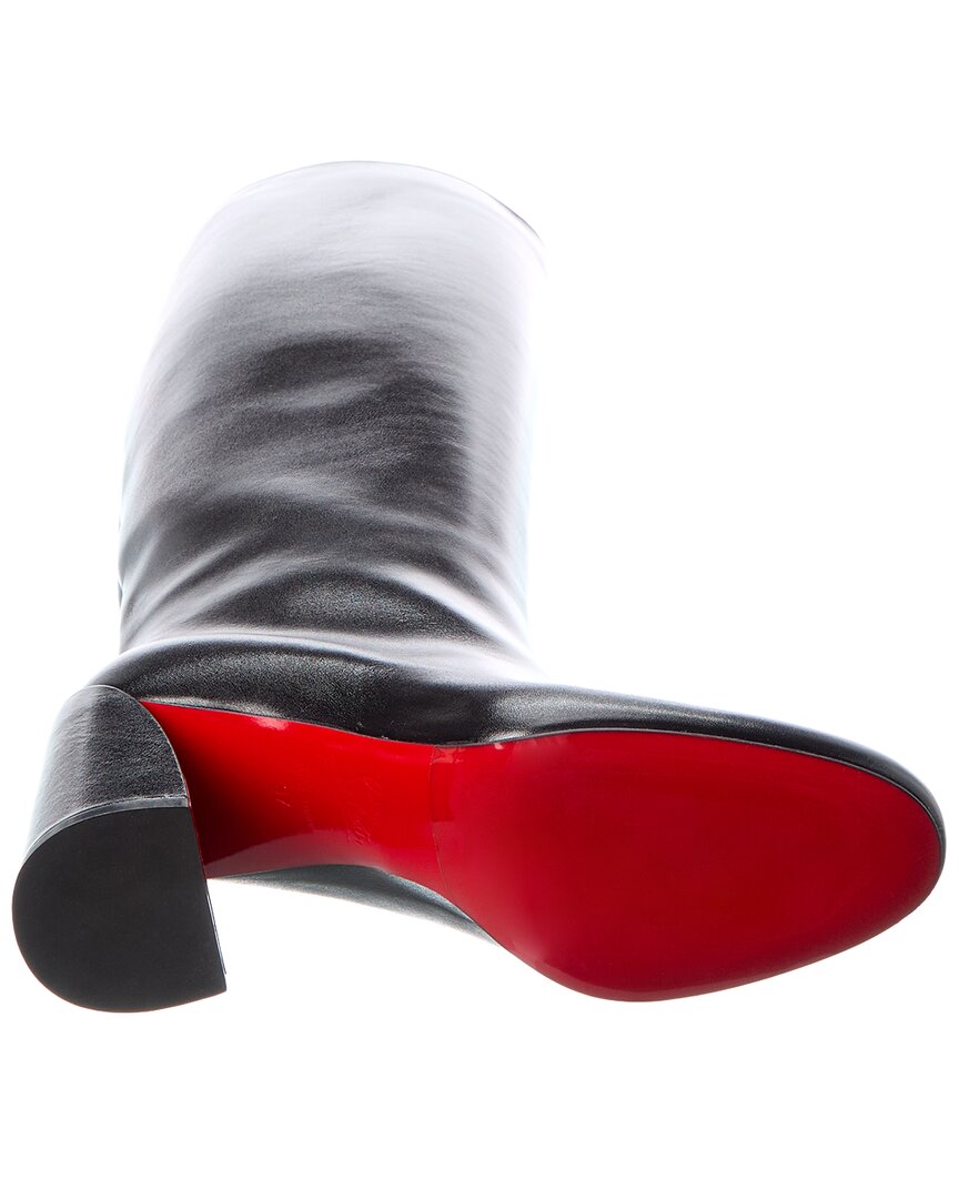 Christian Louboutin Christian Louboutin Janitta 85 Leather Knee-High Boot