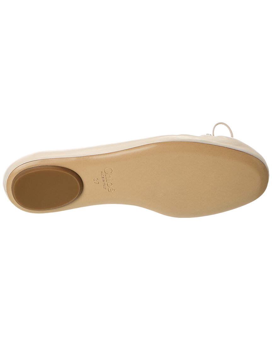 Chloe Charms Leather Ballerina Flat