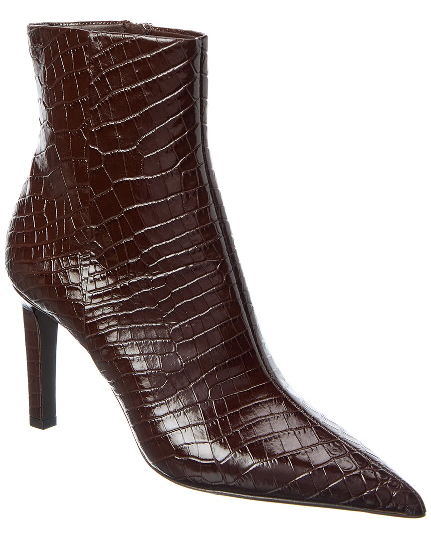 Jimmy Choo Jimmy Choo Frankie Ab 85 Croc-Embossed Leather Bootie