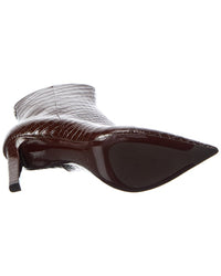 Jimmy Choo Jimmy Choo Frankie Ab 85 Croc-Embossed Leather Bootie