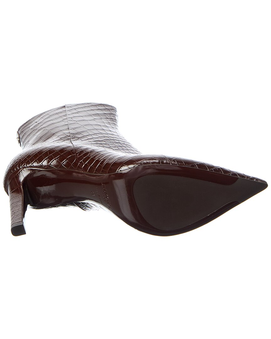 Jimmy Choo Jimmy Choo Frankie Ab 85 Croc-Embossed Leather Bootie
