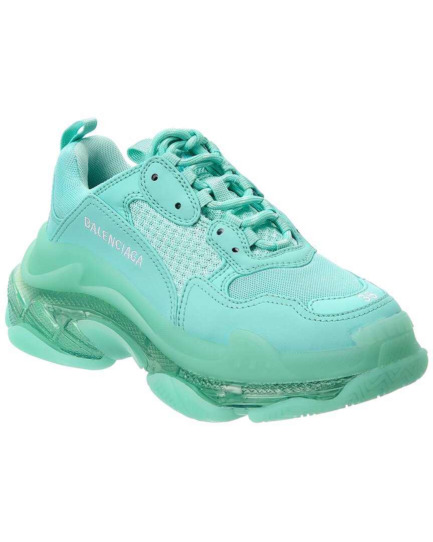 Balenciaga Triple S Clear Sole Sneaker Green