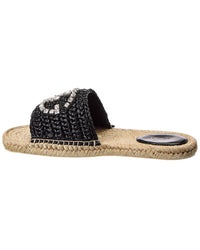 Gucci Gucci Interlocking G Raffia Espadrille