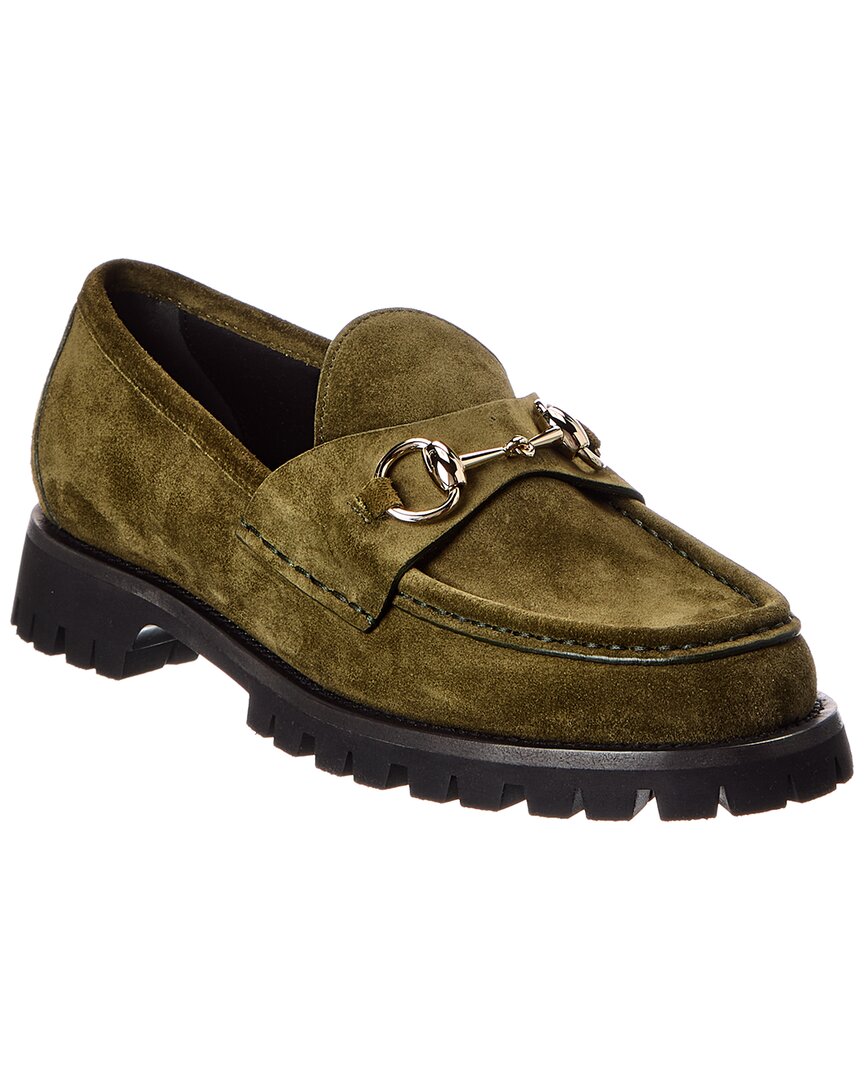Gucci Horsebit Suede Loafer