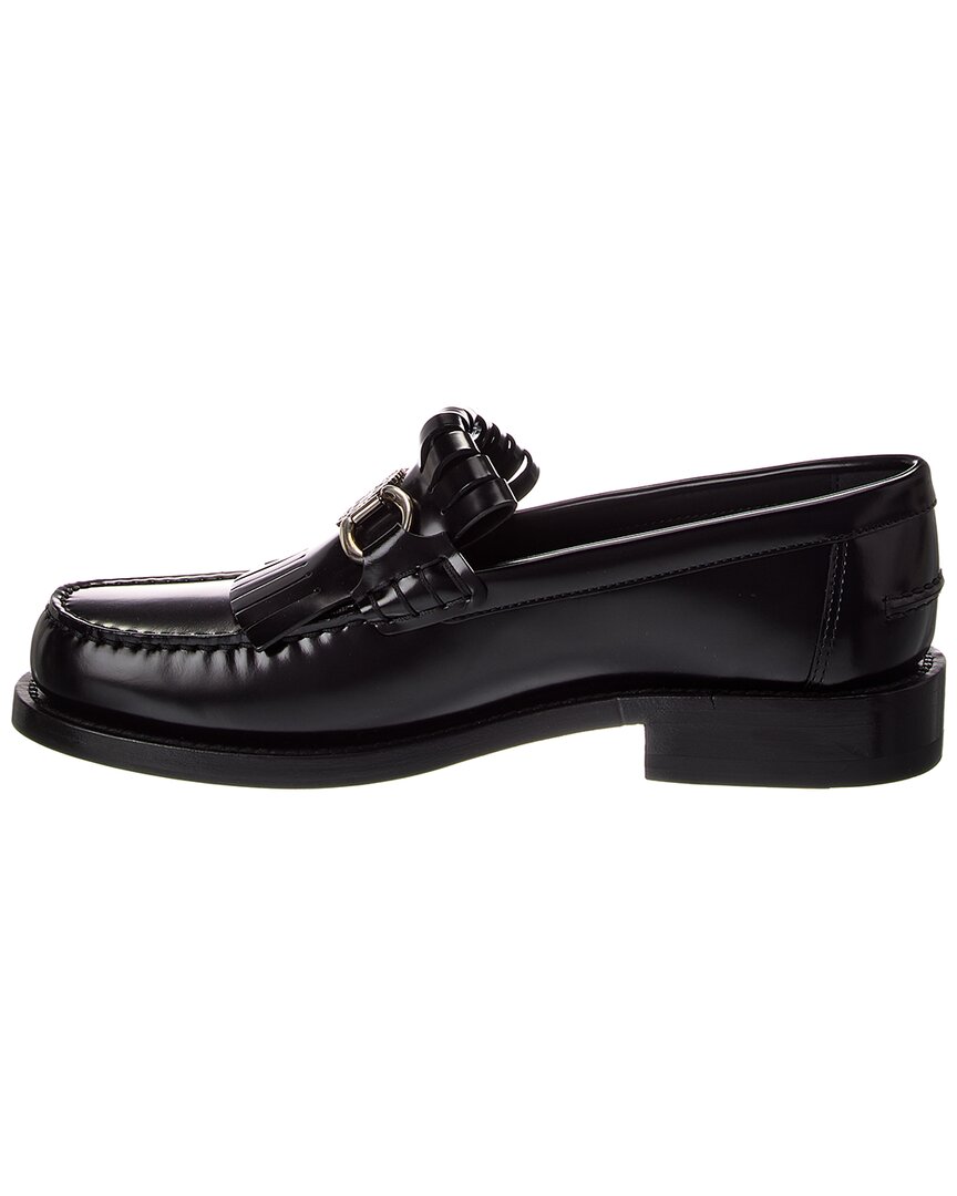 Dior Emblem Leather Loafer