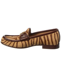 Valentino Vlogo Signature Haircalf & Leather Loafer