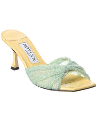 Jimmy Choo Skye Twist 70 Leather Sandal
