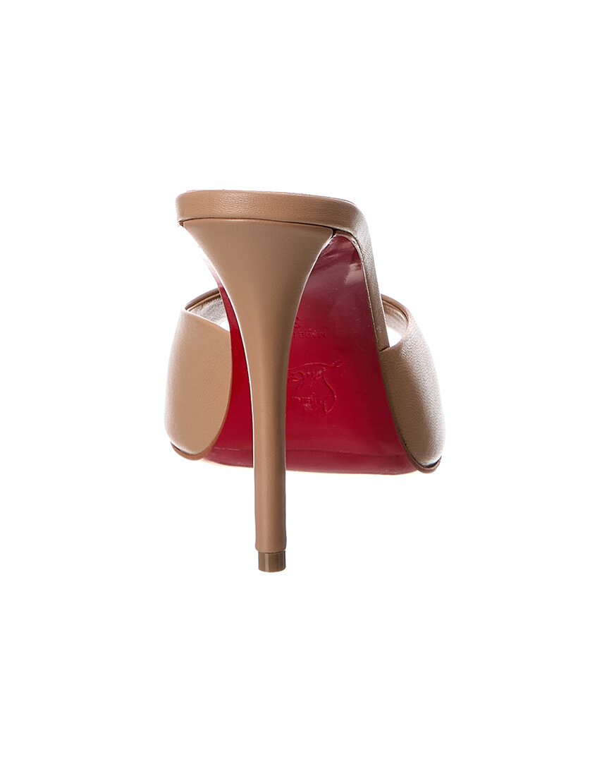 Christian Louboutin Miss Z 100 Leather Mule