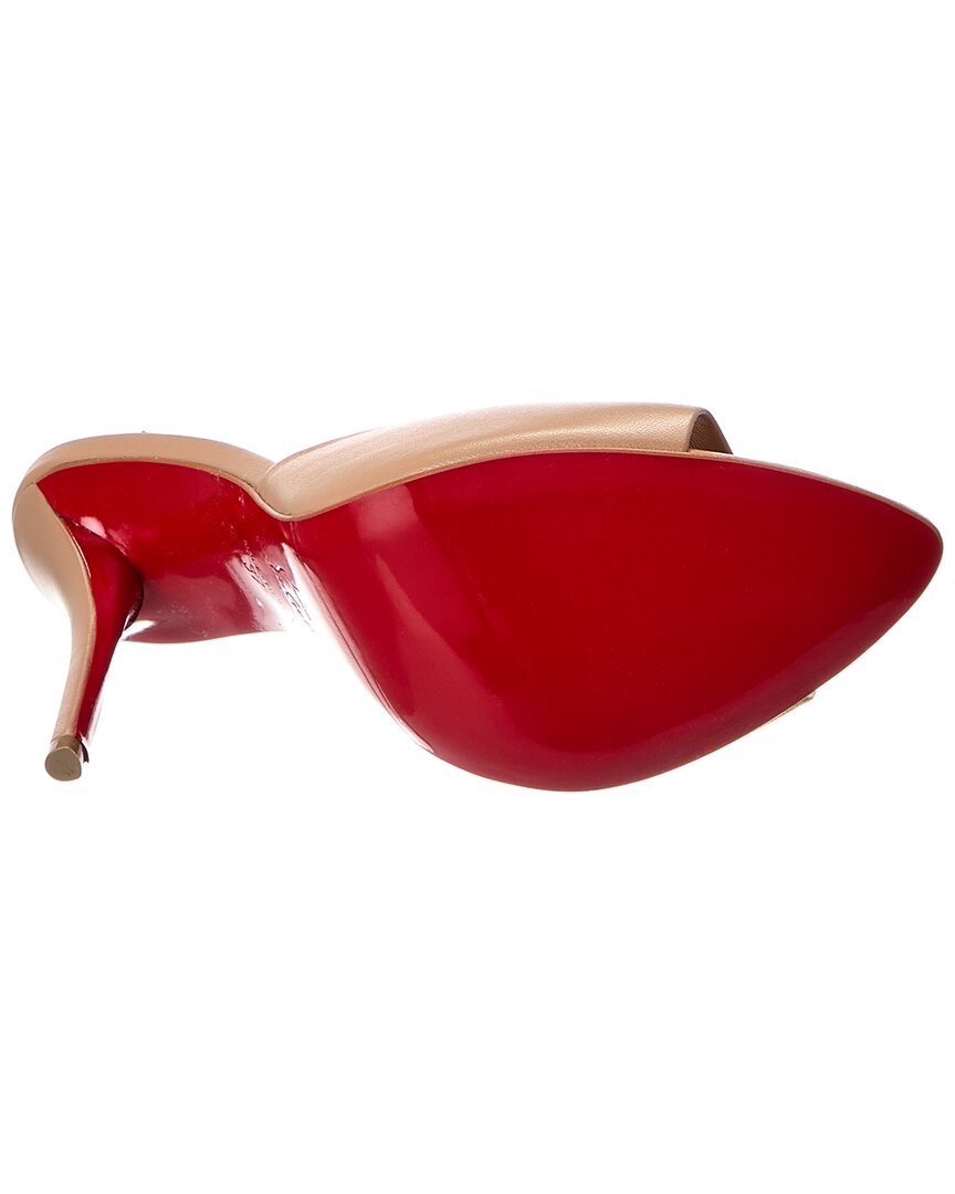 Christian Louboutin Miss Z 100 Leather Mule