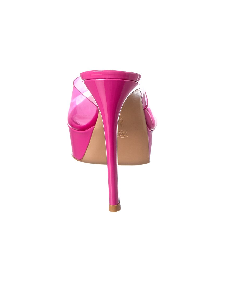 Gianvito Rossi Betty 125 Patent & Vinyl Platform Sandal