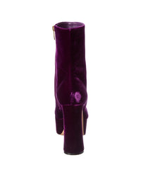 Gianvito Rossi Holly 70 Velvet Platform Bootie