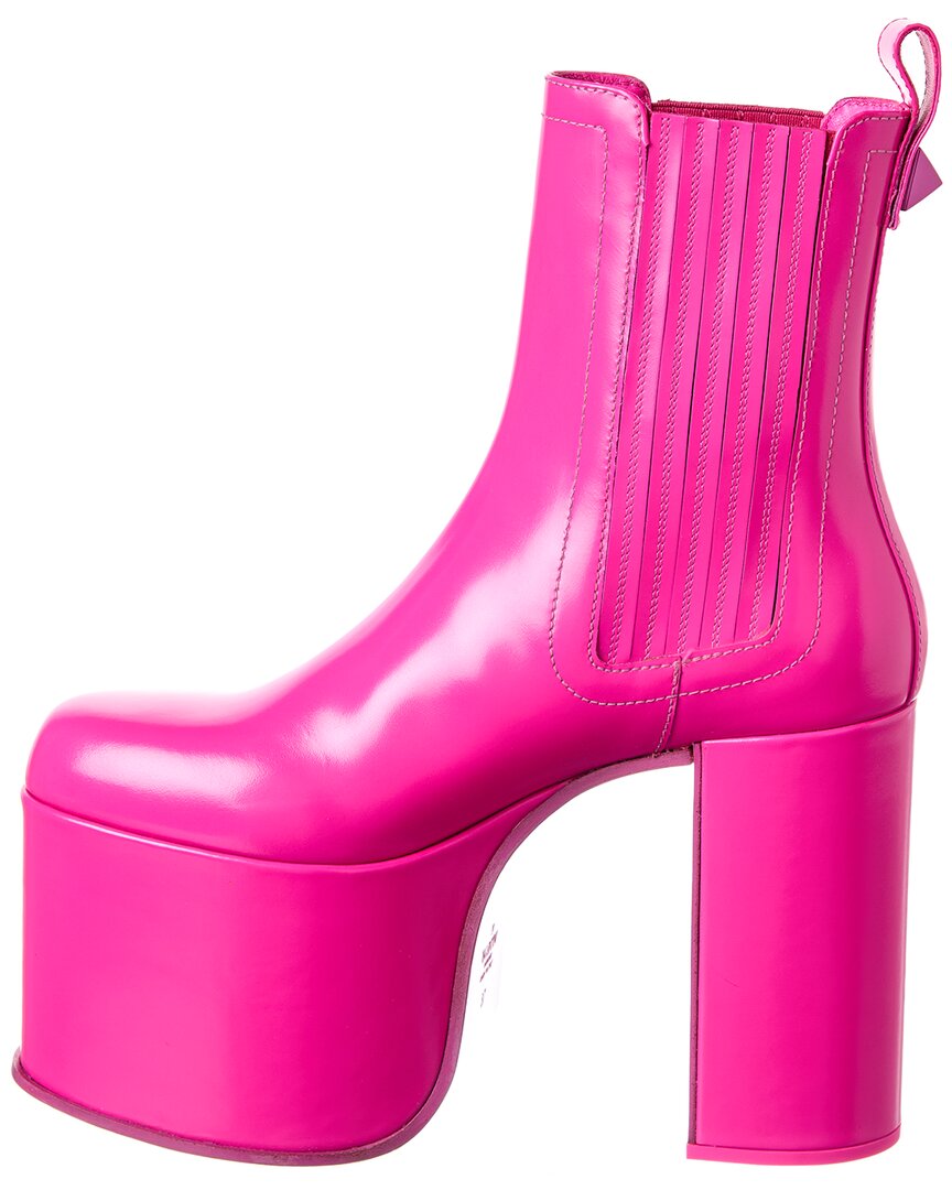 Valentino Club 125 Leather Platform Boot