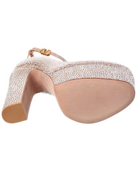 Valentino Tan-Go 155 Embellished Suede Platform Pump