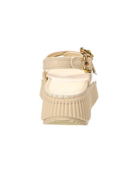 Chloé Chloé Nama Leather Wedge Sandal