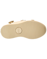 Chloé Chloé Nama Leather Wedge Sandal