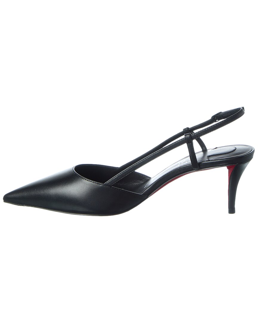 Christian Louboutin Miss Z 60 Leather Slingback Pump