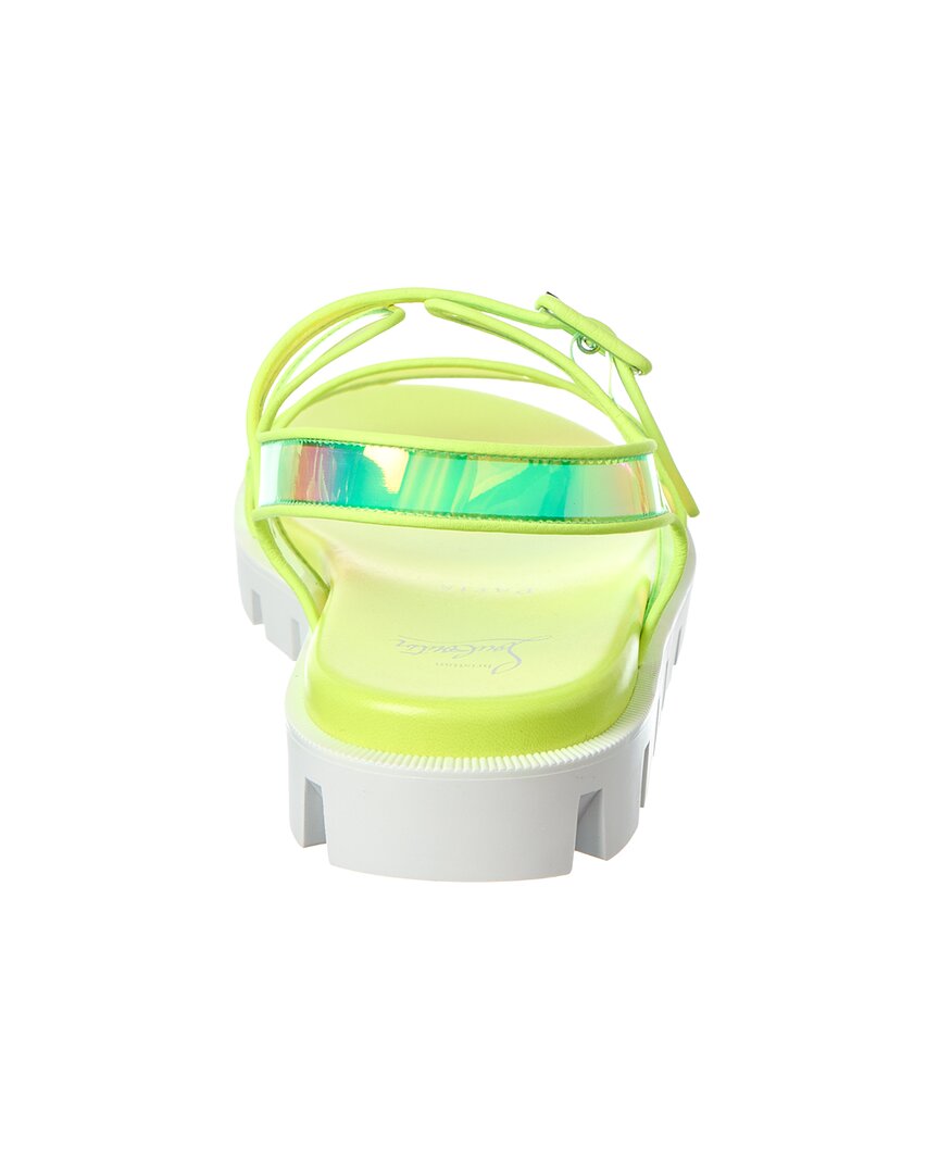 Christian Louboutin Duniss Cool Vinyl & Leather Sandal