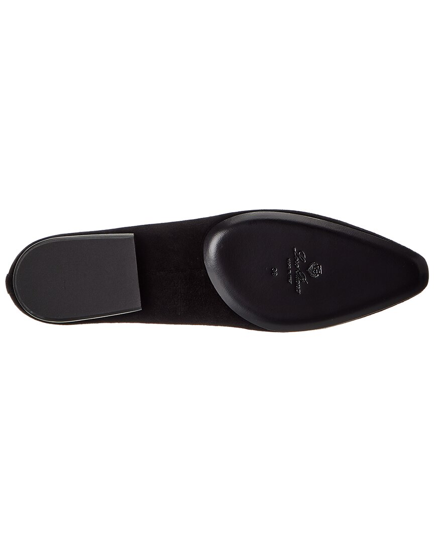Loro Piana Primula Suede Ballerina Flat