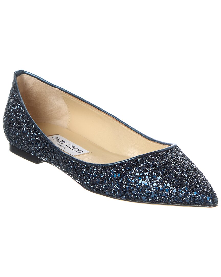 Jimmy Choo Alina Leather Flat