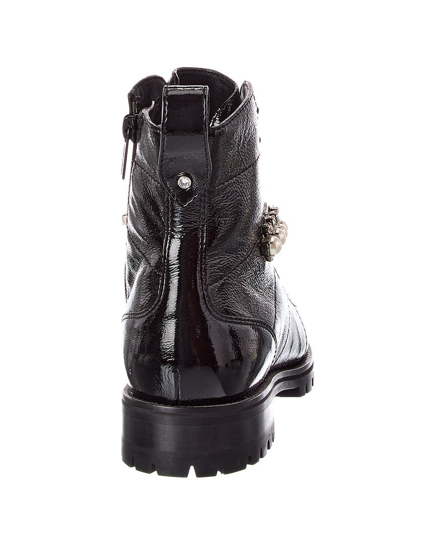 Jimmy Choo Jimmy Choo Cruz Leather Combat Boot