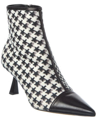 Jimmy Choo Jimmy Choo Kix/Z Leather-Trim Bootie