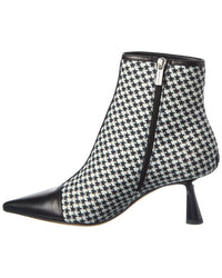 Jimmy Choo Jimmy Choo Kix/Z Leather-Trim Bootie