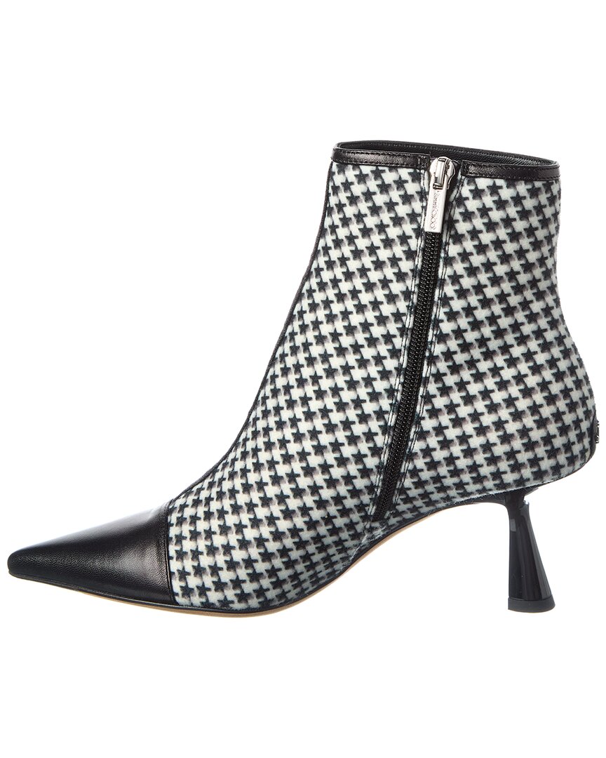 Jimmy Choo Jimmy Choo Kix/Z Leather-Trim Bootie