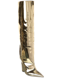 Jimmy Choo Jimmy Choo Blake 110 Leather Wedge Knee-High Boot