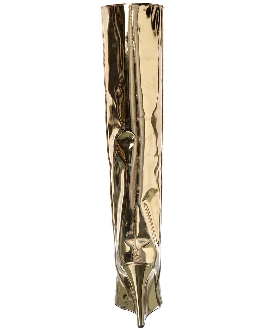 Jimmy Choo Jimmy Choo Blake 110 Leather Wedge Knee-High Boot