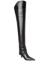 Jimmy Choo Vari 45 Leather Over-The-Knee Boot