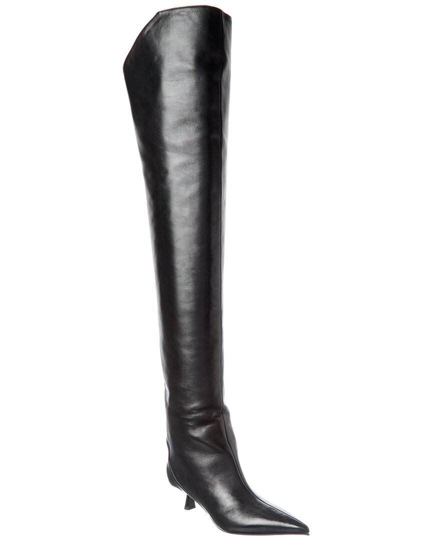 Jimmy Choo Vari 45 Leather Over-The-Knee Boot
