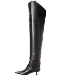 Jimmy Choo Vari 45 Leather Over-The-Knee Boot