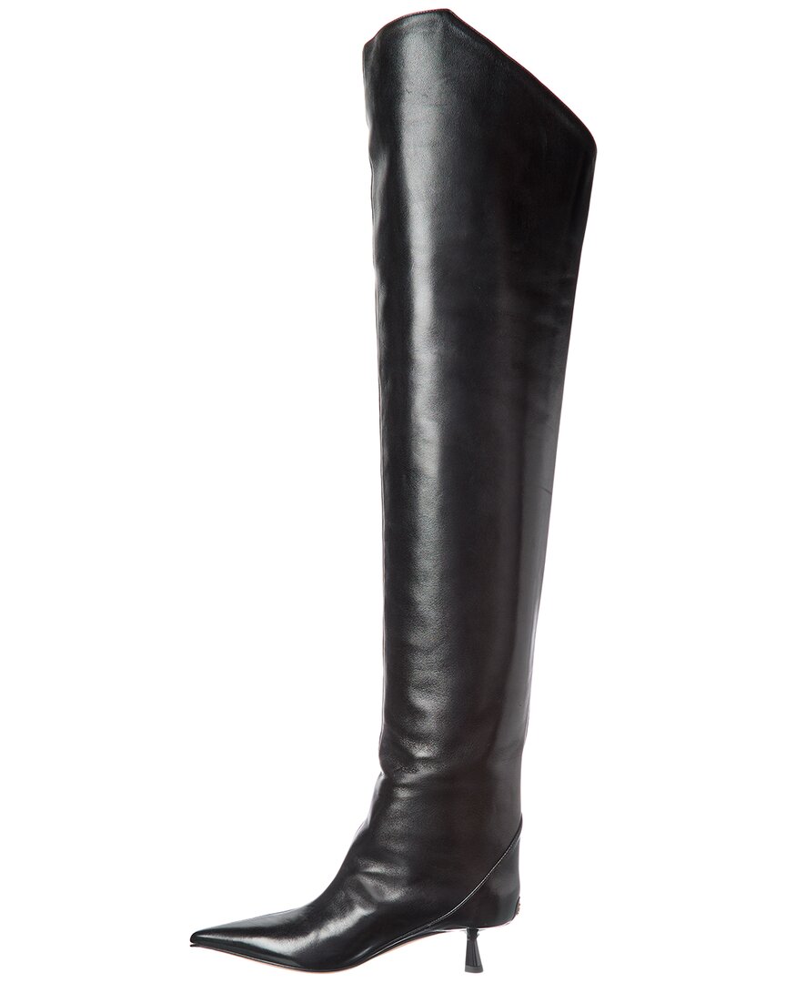 Jimmy Choo Vari 45 Leather Over-The-Knee Boot
