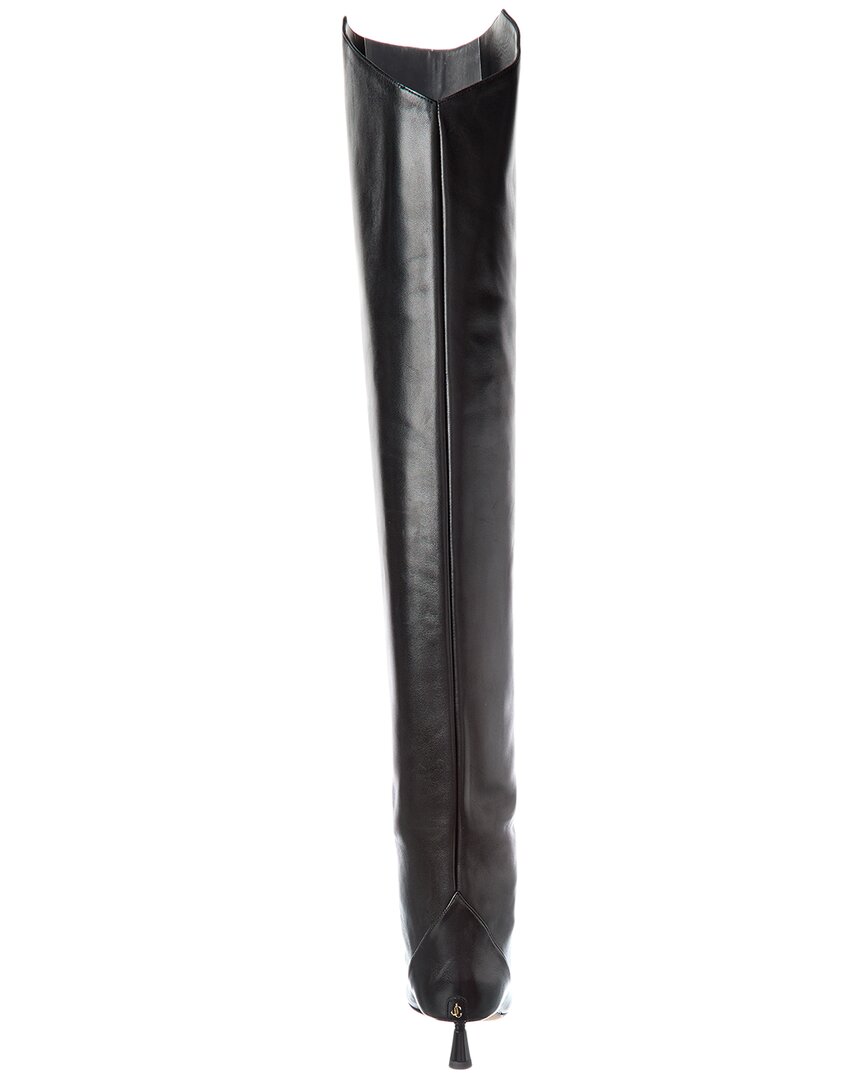Jimmy Choo Vari 45 Leather Over-The-Knee Boot