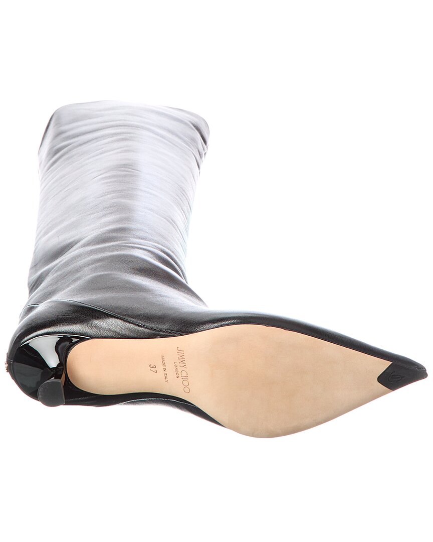 Jimmy Choo Vari 45 Leather Over-The-Knee Boot