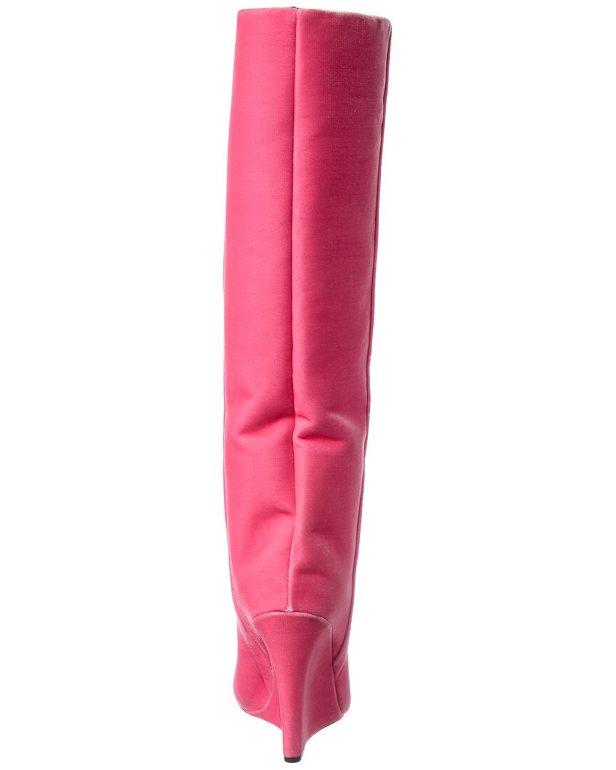 Dnu Pack Jimmy Choo Blake 110 Velvet Wedge Knee-High Boot