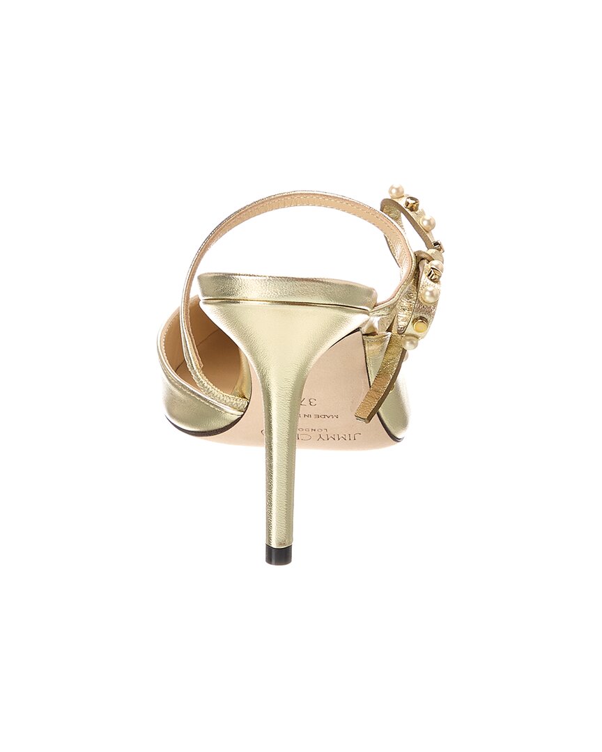 Jimmy Choo Kilia 85 Leather Mule